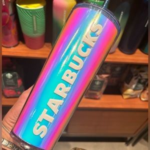 Starbucks Chromatic Iridescent Dome Tumbler Cold Cup 24oz Summer 2023 Release